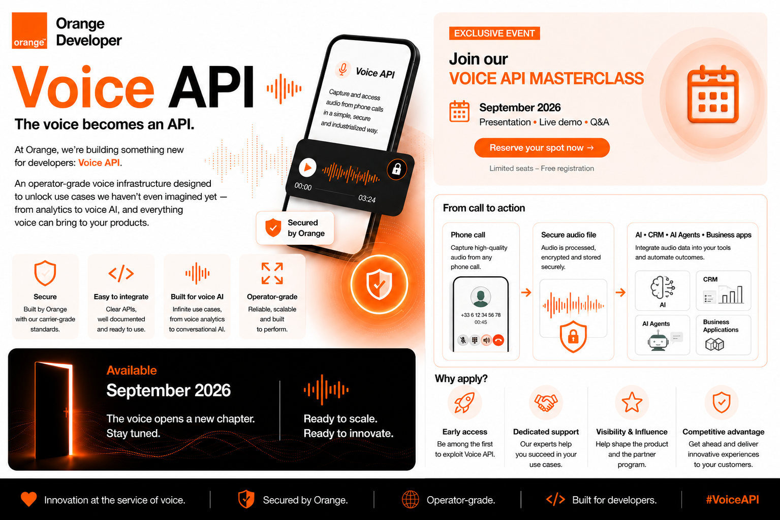 Voice API masterclass visual