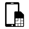 Mobile And SIM icon, for Device Swap API