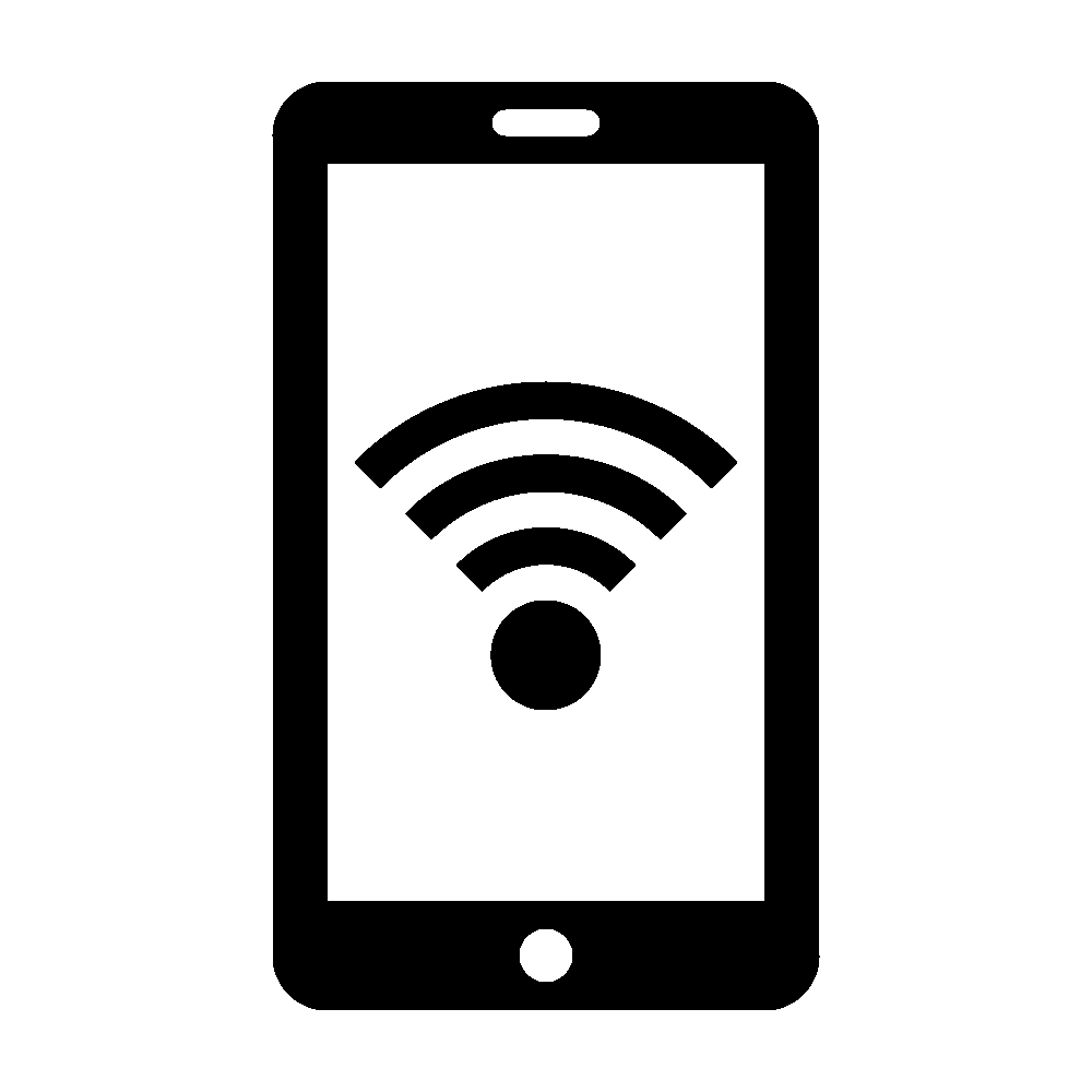 Device hotspot, roaming status icon