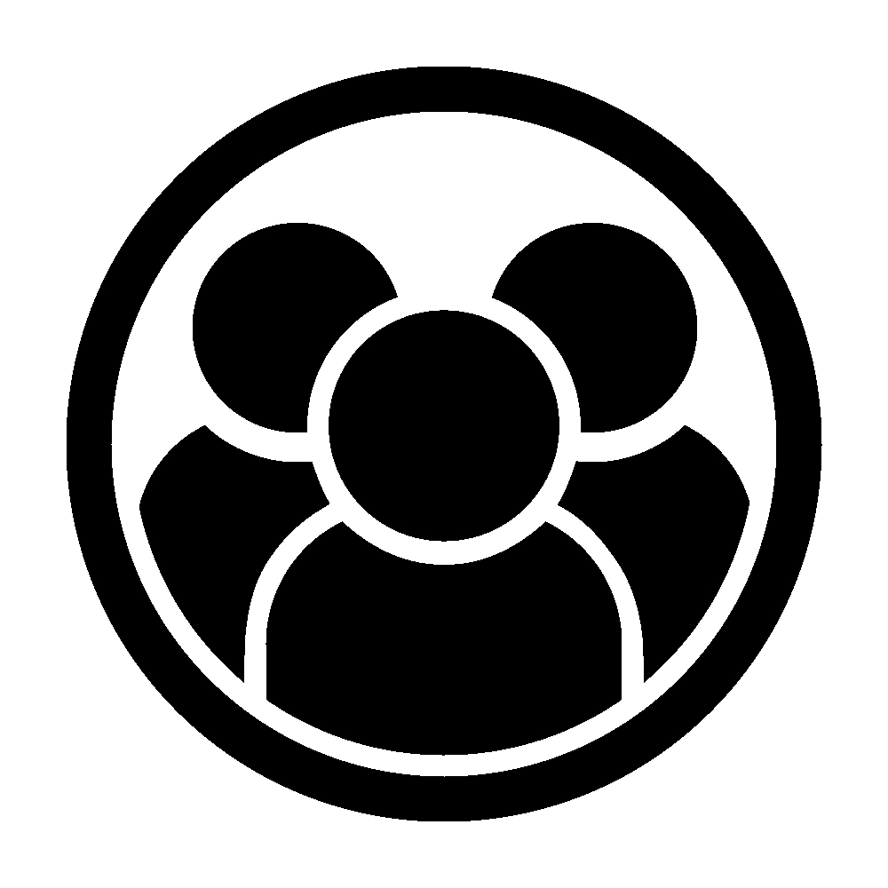 Teaming meeting contact community icon