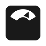 Scales icon black and white